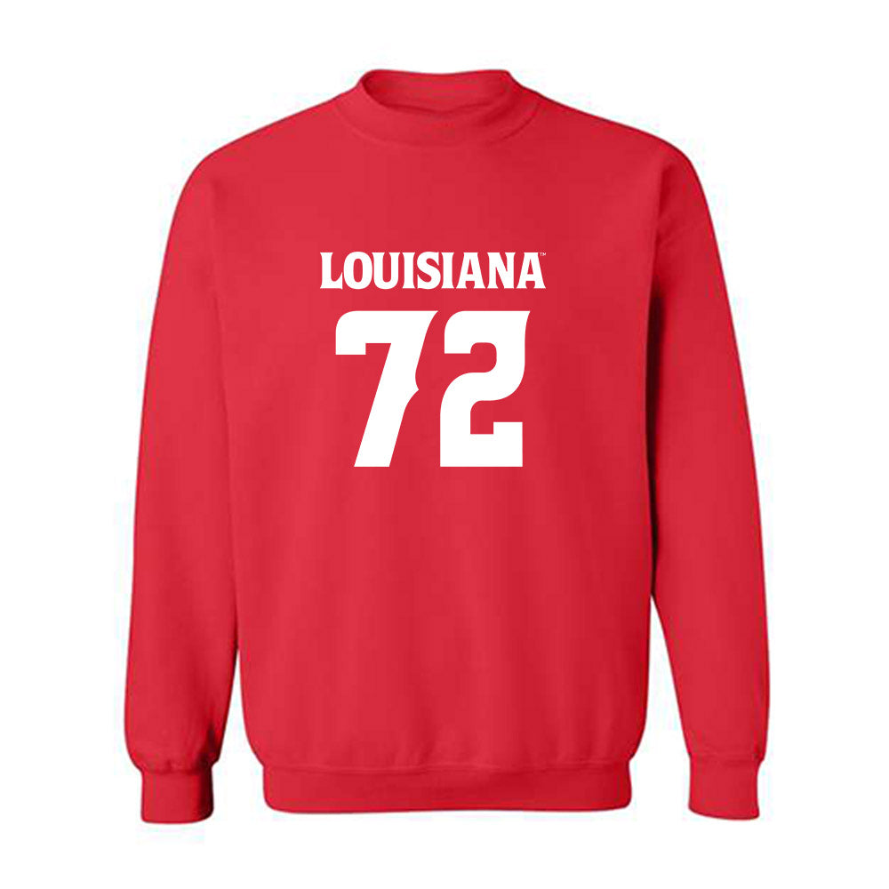 Louisiana - NCAA Football : J'Marion Gooch - Sports Shersey Crewneck Sweatshirt-0