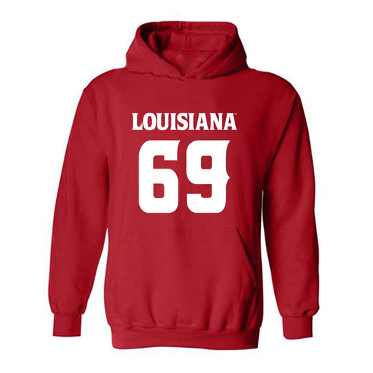 Louisiana - NCAA Football : Jaivale Mays-Hudson - Sports Shersey Hooded Sweatshirt-0