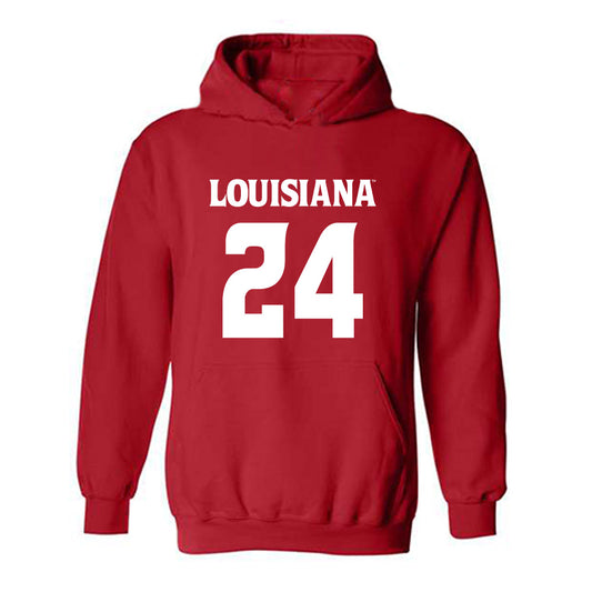 Louisiana - NCAA Football : Steven Blanco - Sports Shersey Hooded Sweatshirt-0
