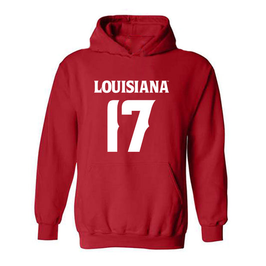 Louisiana - NCAA Football : Tito Chikere - Sports Shersey Hooded Sweatshirt-0