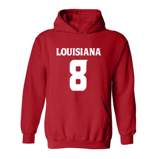 Louisiana - NCAA Football : Kody Jackson - Sports Shersey Hooded Sweatshirt-0