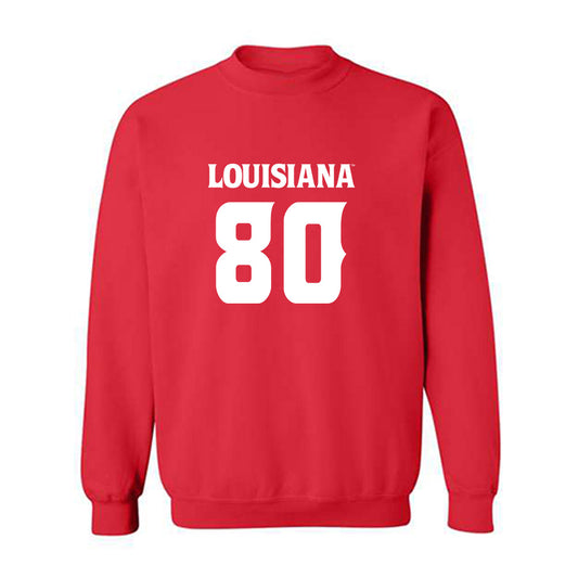 Louisiana - NCAA Football : Jayden Lewis - Sports Shersey Crewneck Sweatshirt-0