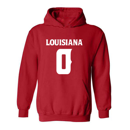 Louisiana - NCAA Football : Priest Ashe - Sports Shersey Hooded Sweatshirt-0