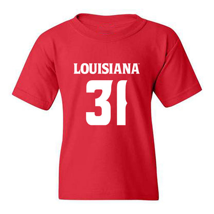 Louisiana - NCAA Football : Ty Dominique - Sports Shersey Youth T-Shirt-0