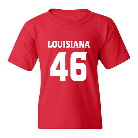Louisiana - NCAA Football : Lake Bates - Sports Shersey Youth T-Shirt-0