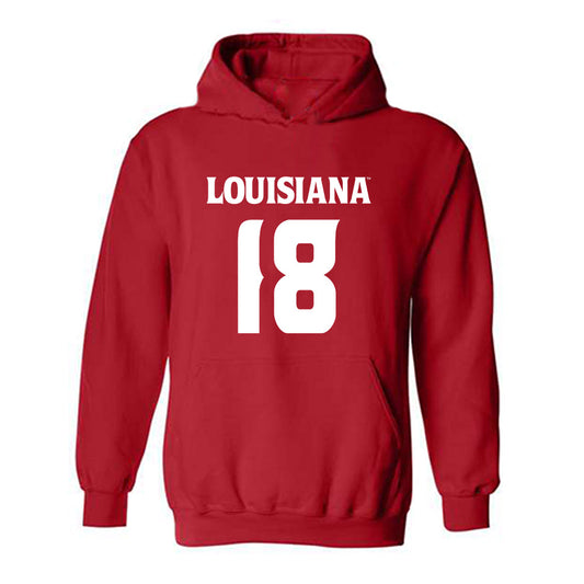 Louisiana - NCAA Football : Khristian Mackintrush - Sports Shersey Hooded Sweatshirt-0