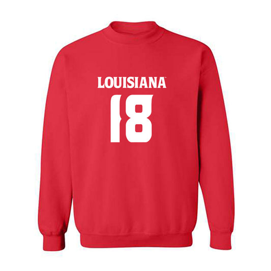 Louisiana - NCAA Football : Cameron Riley - Sports Shersey Crewneck Sweatshirt-0