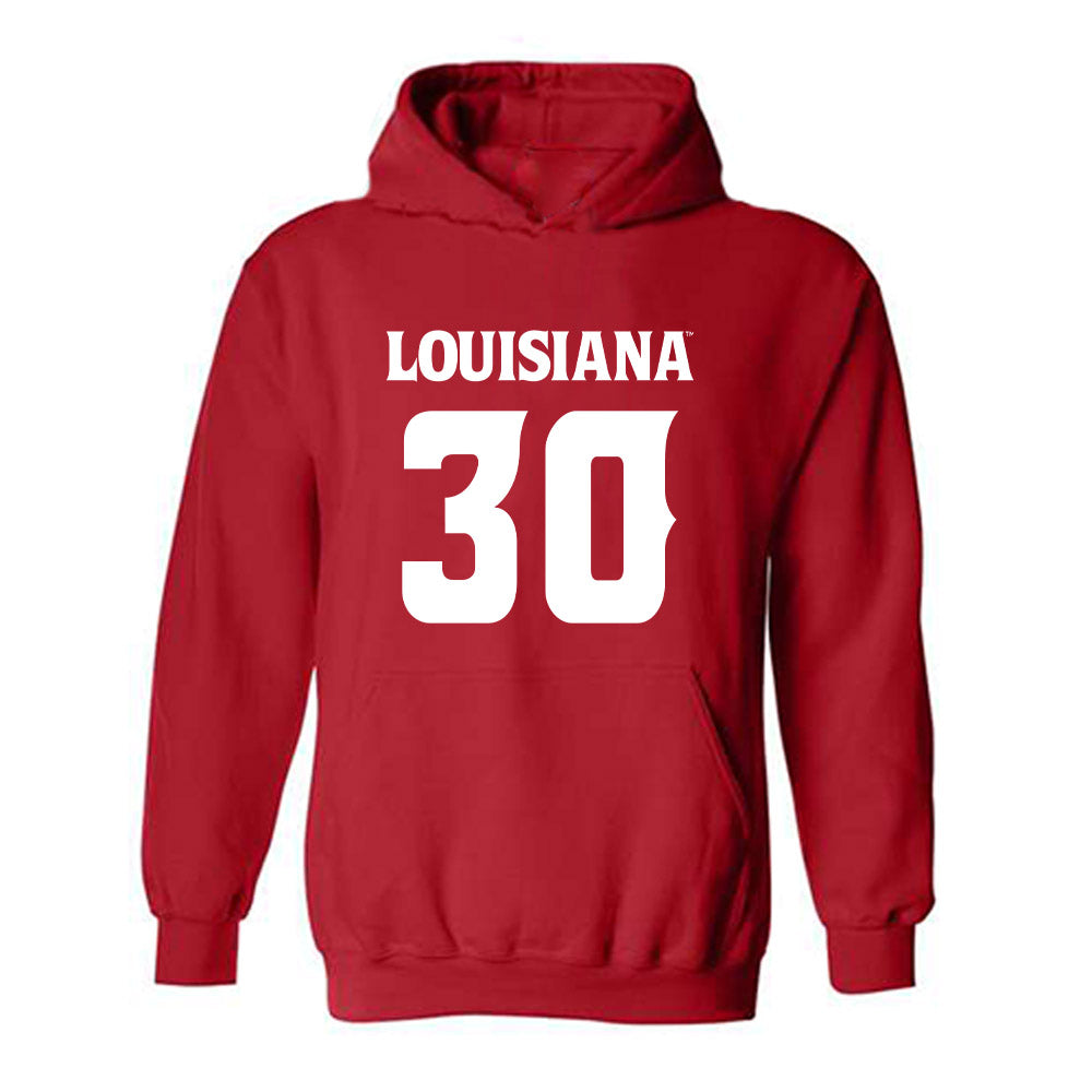 Louisiana - NCAA Football : Ethan Veal - Sports Shersey Hooded Sweatshirt-0