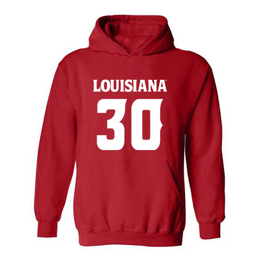Louisiana - NCAA Football : Ethan Veal - Sports Shersey Hooded Sweatshirt-0