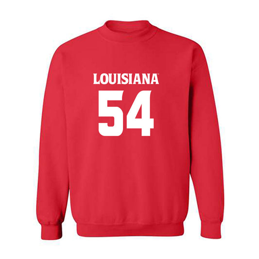 Louisiana - NCAA Football : Carson Kraft - Sports Shersey Crewneck Sweatshirt-0