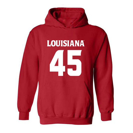 Louisiana - NCAA Football : Patrick Gosslee - Sports Shersey Hooded Sweatshirt-0