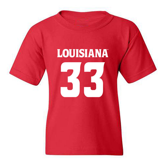 Louisiana - NCAA Football : AJ Spencer - Sports Shersey Youth T-Shirt-0