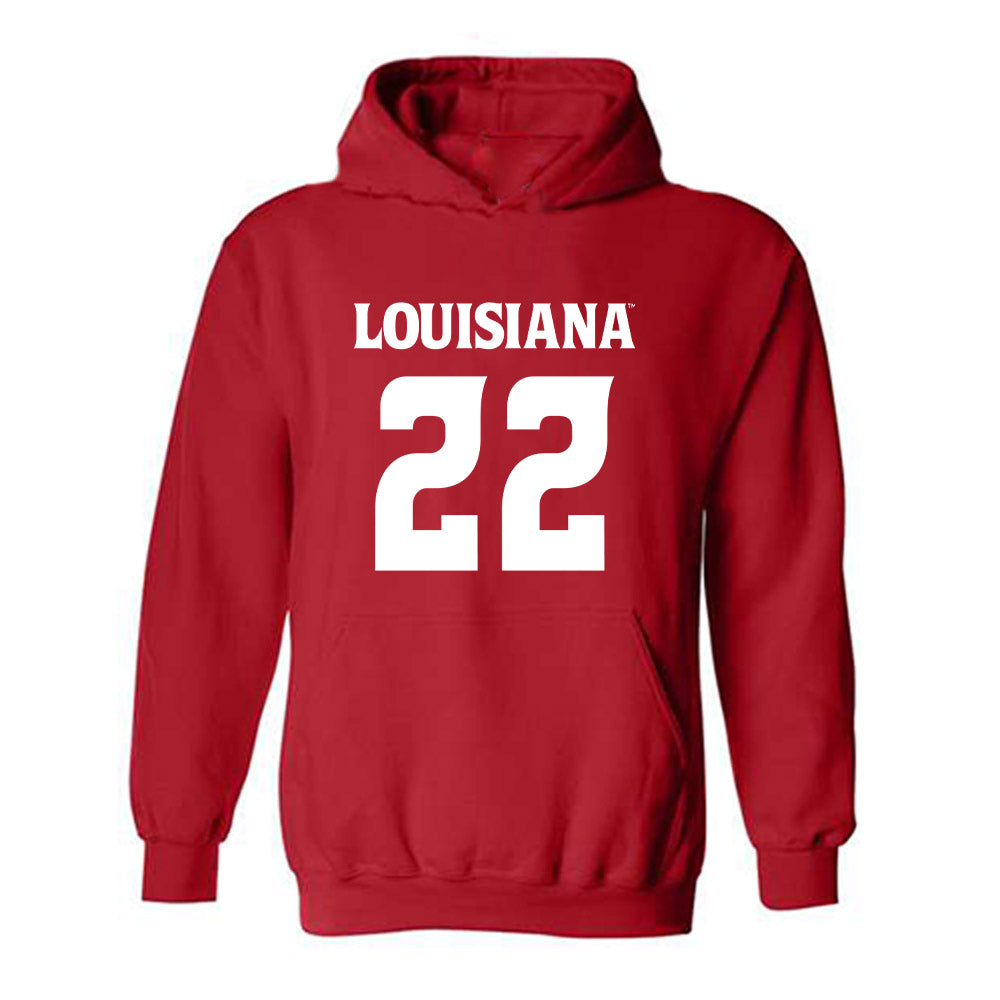 Louisiana - NCAA Football : Anthony Reagan Jr. - Sports Shersey Hooded Sweatshirt-0