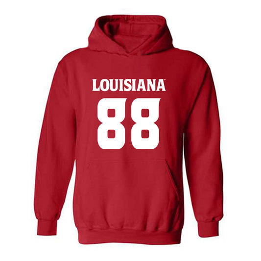 Louisiana - NCAA Football : Caden Jensen - Hooded Sweatshirt Replica Shersey