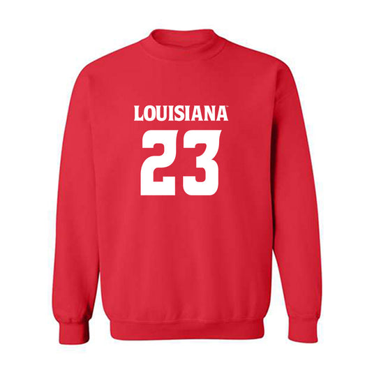 Louisiana - NCAA Football : Omarion Brown - Sports Shersey Crewneck Sweatshirt-0