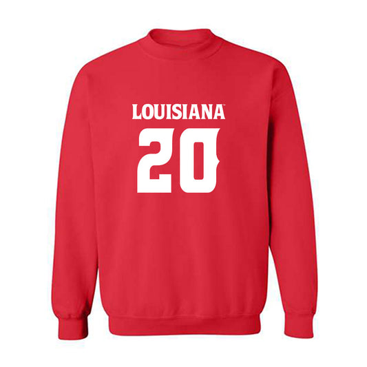 Louisiana - NCAA Football : Jj Garner - Sports Shersey Crewneck Sweatshirt-0