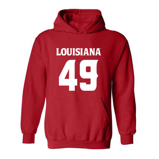 Louisiana - NCAA Football : Mason Golding - Sports Shersey Hooded Sweatshirt-0