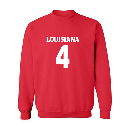 Louisiana - NCAA Football : Princeton Malbrue - Sports Shersey Crewneck Sweatshirt-0