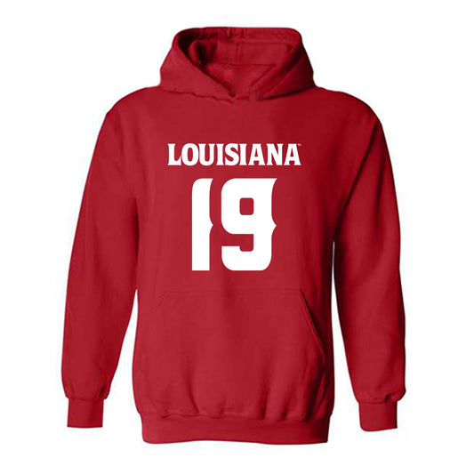 Louisiana - NCAA Football : Luke Green - Sports Shersey Hooded Sweatshirt-0