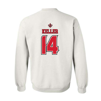 Louisiana - NCAA Men's Basketball : Jamyron Keller - Replica Shersey Crewneck Sweatshirt-1