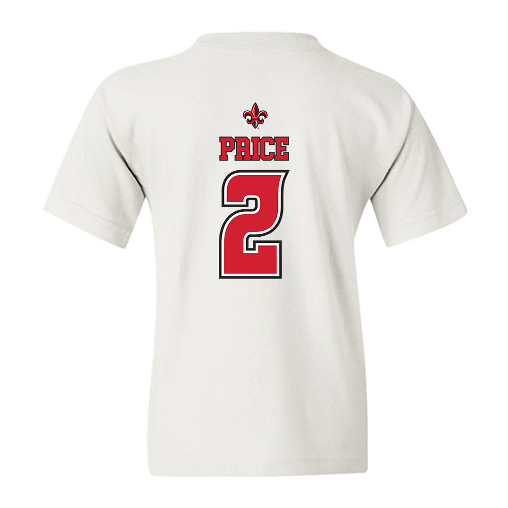 Louisiana - NCAA Women's Basketball : Amijah Price - Replica Shersey Youth T-Shirt-1
