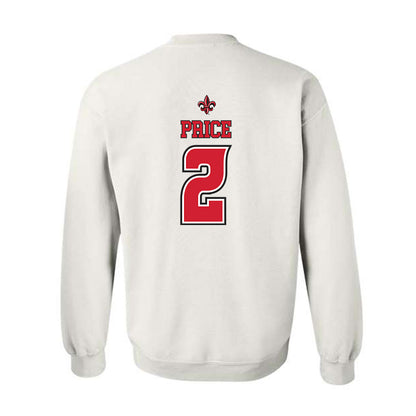 Louisiana - NCAA Women's Basketball : Amijah Price - Replica Shersey Crewneck Sweatshirt-1