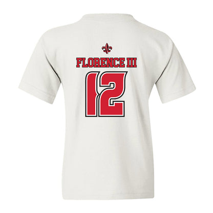 Louisiana - NCAA Men's Basketball : Derrick Florence III - Replica Shersey Youth T-Shirt-1