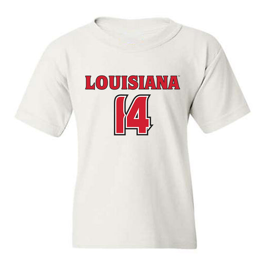 Louisiana - NCAA Men's Basketball : Jamyron Keller - Replica Shersey Youth T-Shirt-0