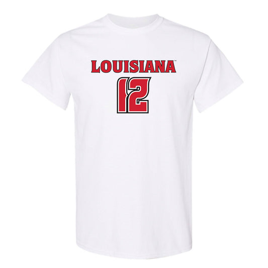 Louisiana - NCAA Men's Basketball : Michael Mouton - Replica Shersey T-Shirt-0