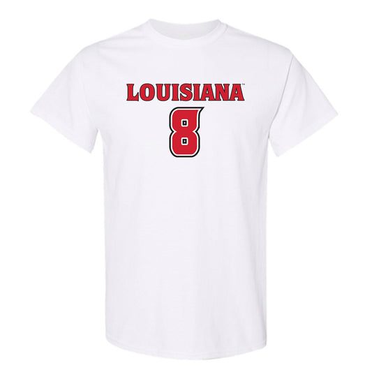 Louisiana - NCAA Men's Basketball : Karris Bilal - Replica Shersey T-Shirt-0