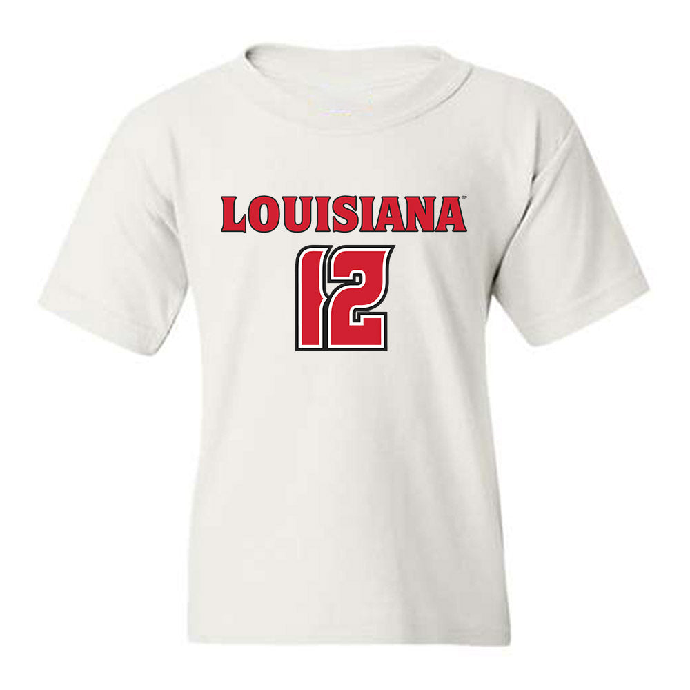 Louisiana - NCAA Men's Basketball : Derrick Florence III - Replica Shersey Youth T-Shirt-0