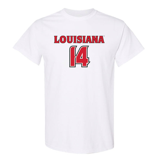 Louisiana - NCAA Men's Basketball : Jamyron Keller - Replica Shersey T-Shirt-0
