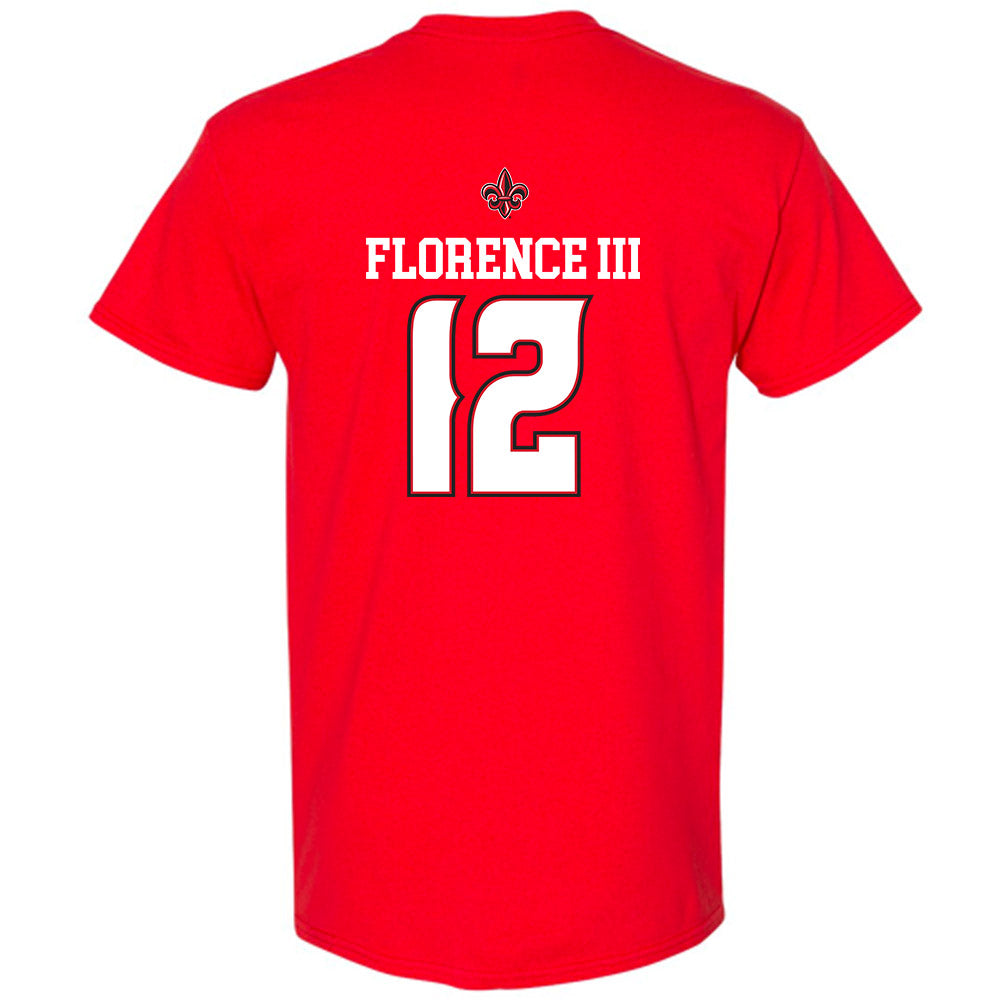 Louisiana - NCAA Men's Basketball : Derrick Florence III - Replica Shersey T-Shirt-1