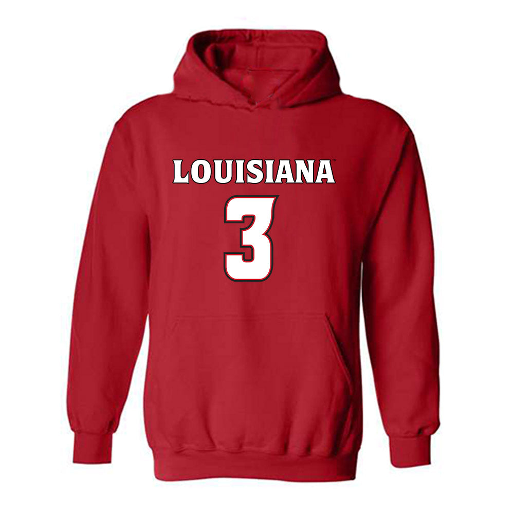 Louisiana - NCAA Men's Basketball : Dorian Finister - Replica Shersey Hooded Sweatshirt-0