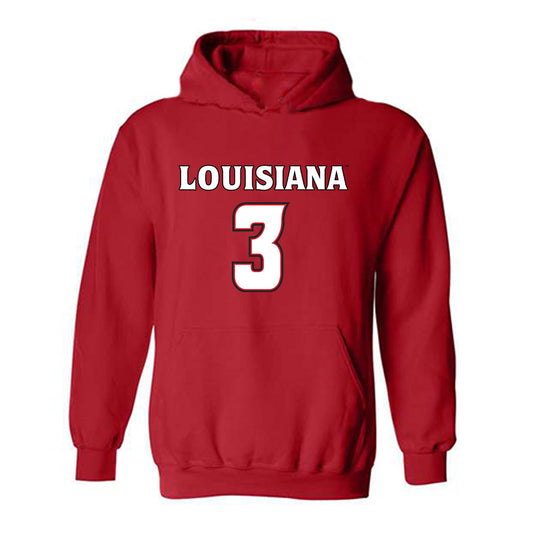Louisiana - NCAA Men's Basketball : Dorian Finister - Replica Shersey Hooded Sweatshirt-0