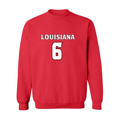 Louisiana - NCAA Men's Basketball : Devion Lavergne - Replica Shersey Crewneck Sweatshirt-0