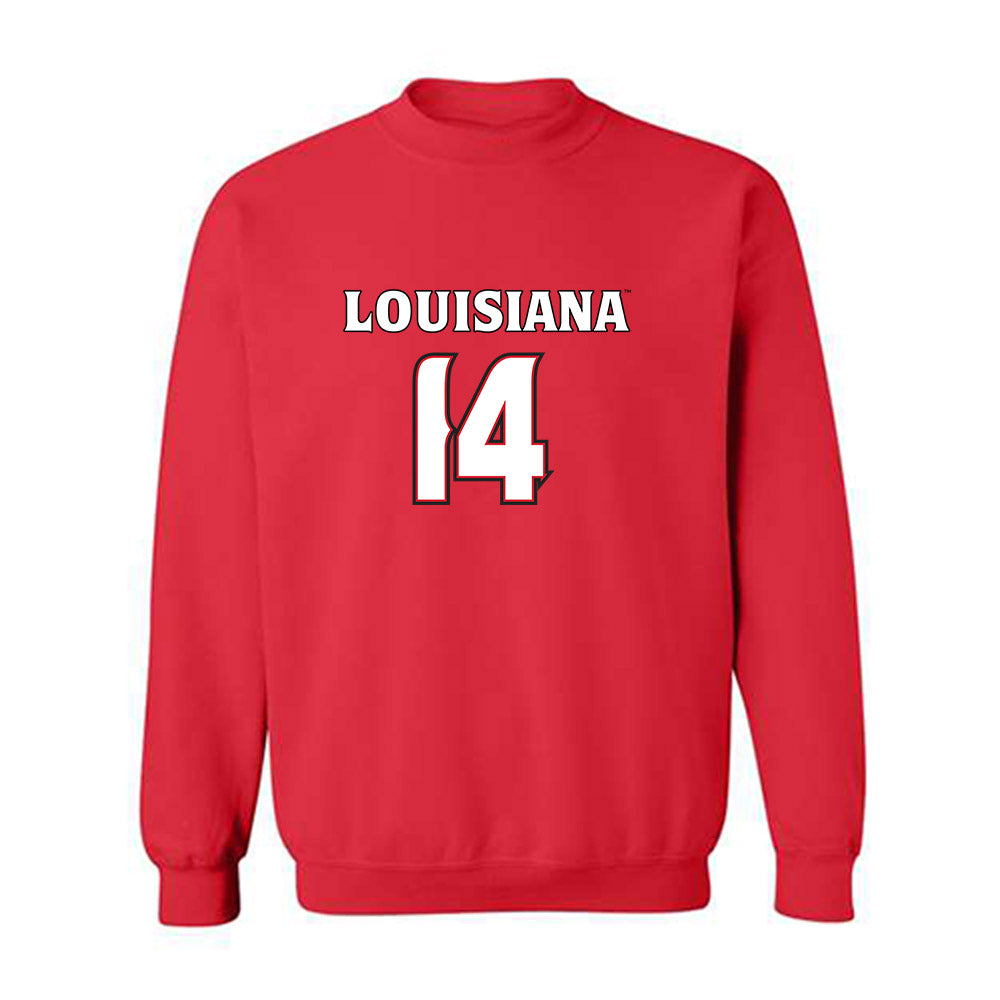 Louisiana - NCAA Men's Basketball : Jamyron Keller - Replica Shersey Crewneck Sweatshirt-0