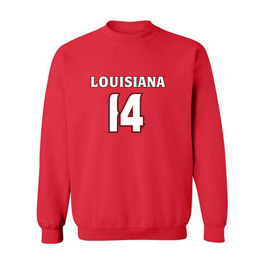 Louisiana - NCAA Men's Basketball : Jamyron Keller - Replica Shersey Crewneck Sweatshirt-0
