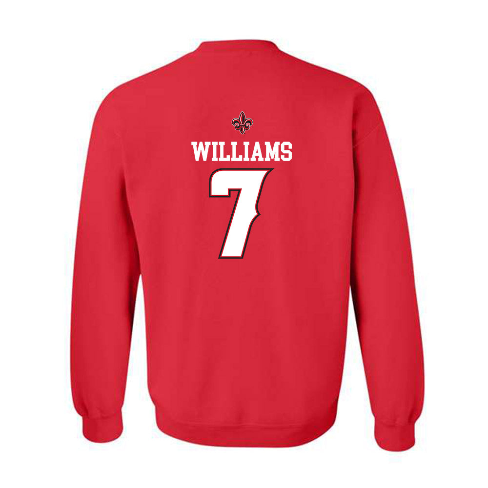 Louisiana - NCAA Softball : Dayzja Williams - Replica Shersey Crewneck Sweatshirt-1