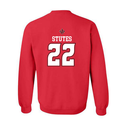 Louisiana - NCAA Softball : Kennedy Stutes - Replica Shersey Crewneck Sweatshirt-1