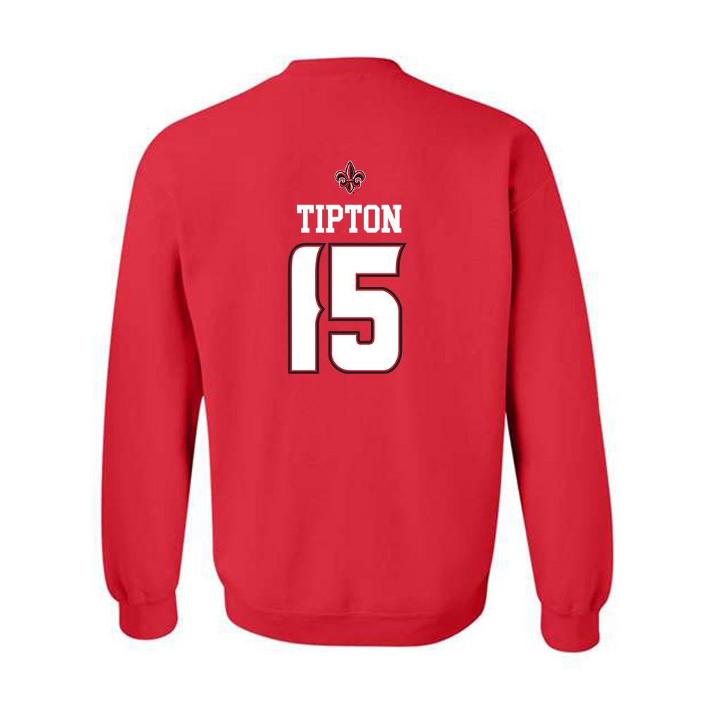 Louisiana - NCAA Softball : Madison Tipton - Replica Shersey Crewneck Sweatshirt-1