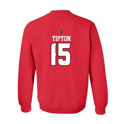 Louisiana - NCAA Softball : Madison Tipton - Replica Shersey Crewneck Sweatshirt-1