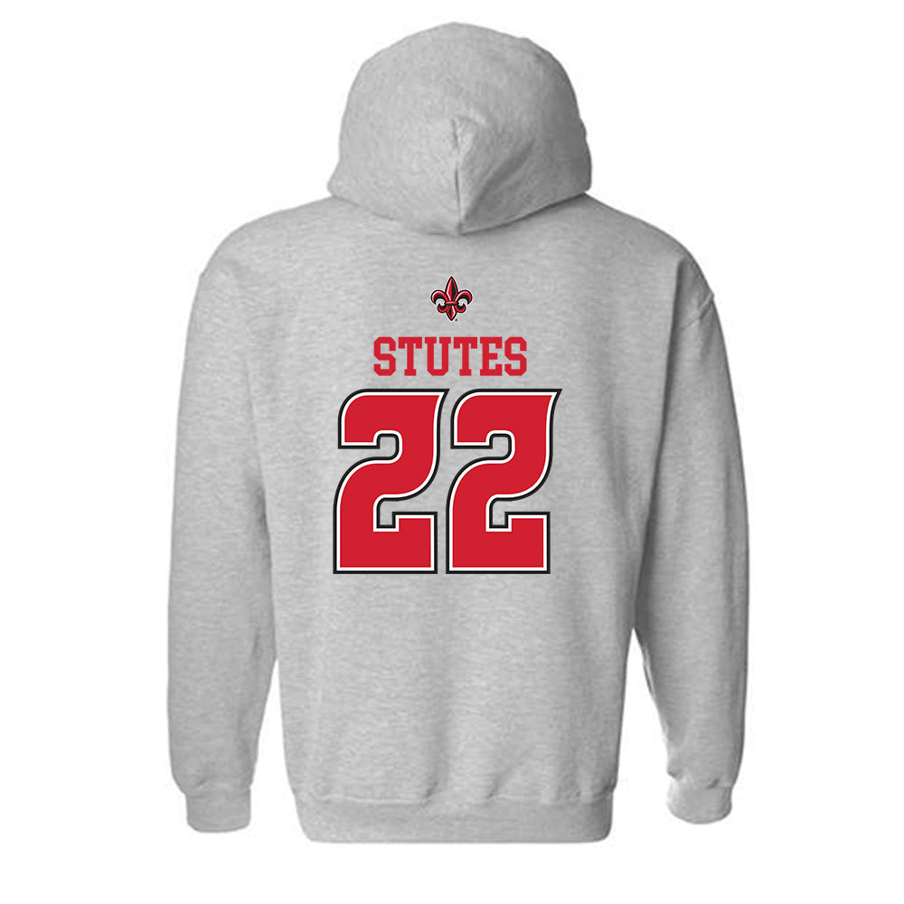 Louisiana - NCAA Softball : Kennedy Stutes - Replica Shersey Hooded Sweatshirt-1