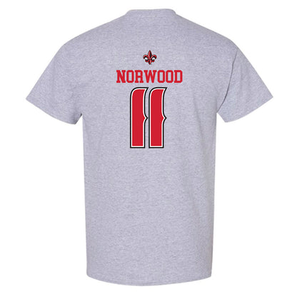 Louisiana - NCAA Softball : Mia Norwood - Replica Shersey T-Shirt-1