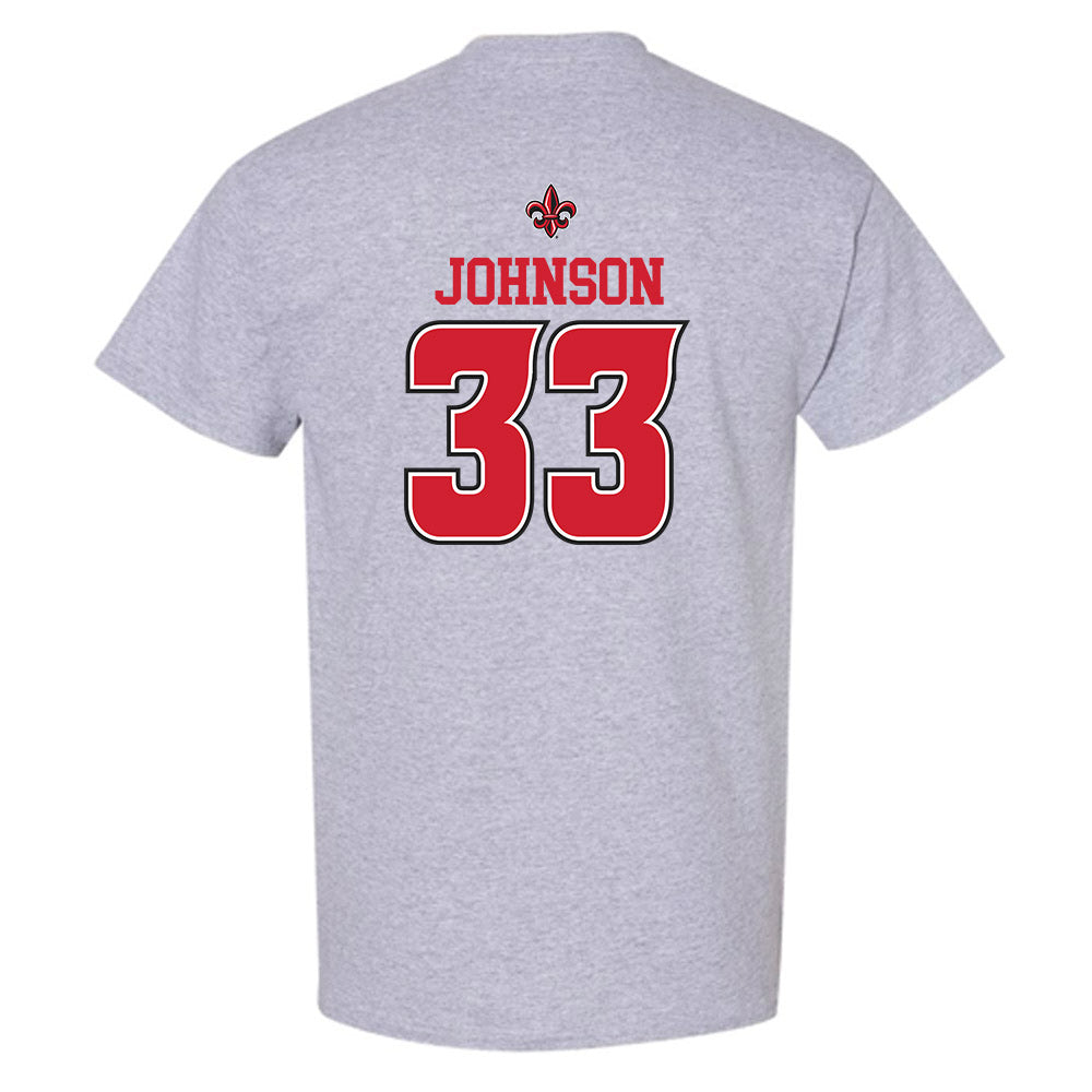 Louisiana - NCAA Softball : Natalie Johnson - Replica Shersey T-Shirt-1