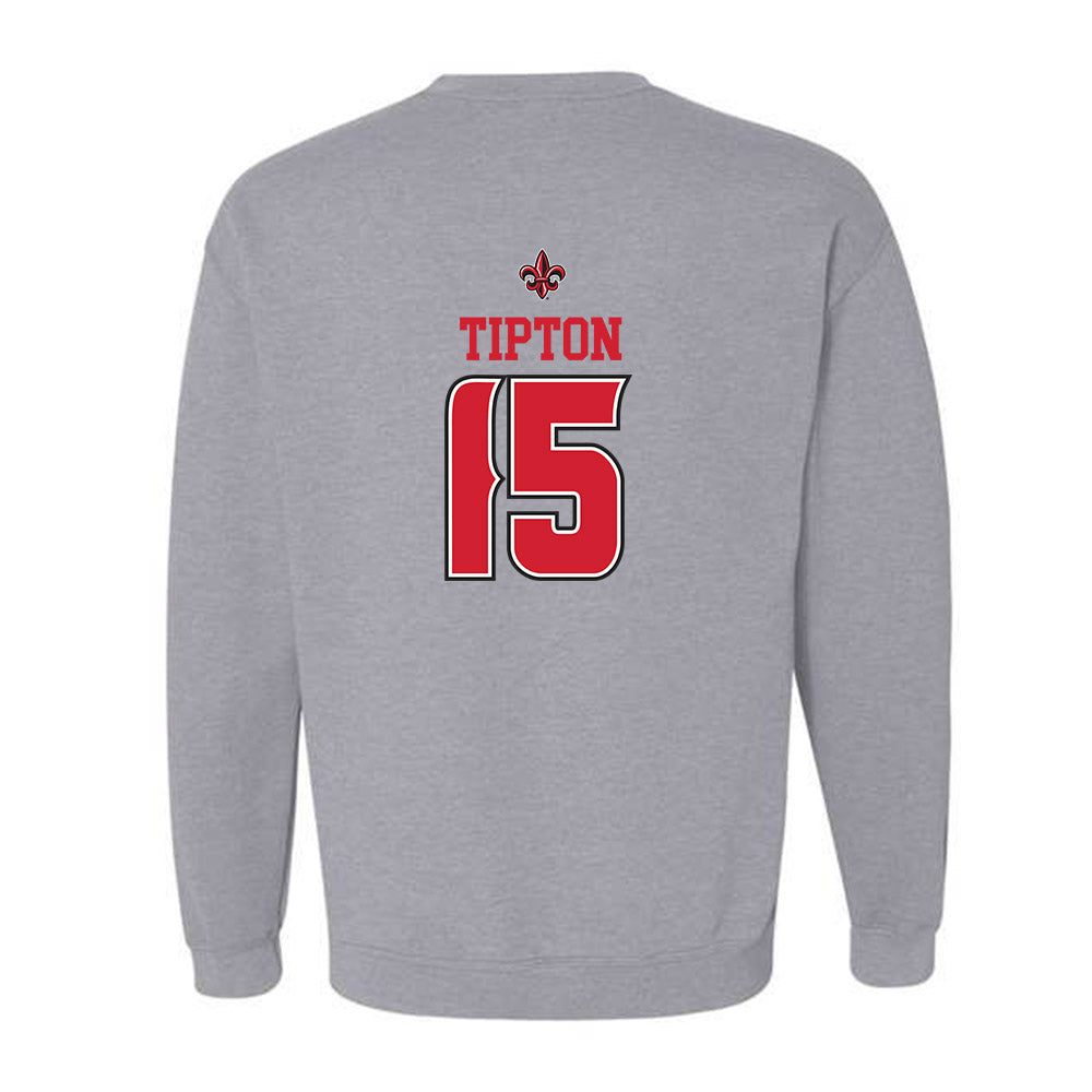 Louisiana - NCAA Softball : Madison Tipton - Replica Shersey Crewneck Sweatshirt-1