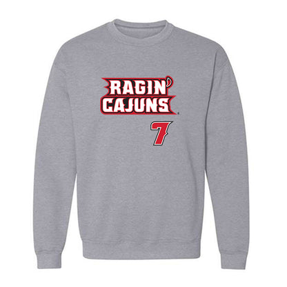 Louisiana - NCAA Softball : Dayzja Williams - Replica Shersey Crewneck Sweatshirt-0