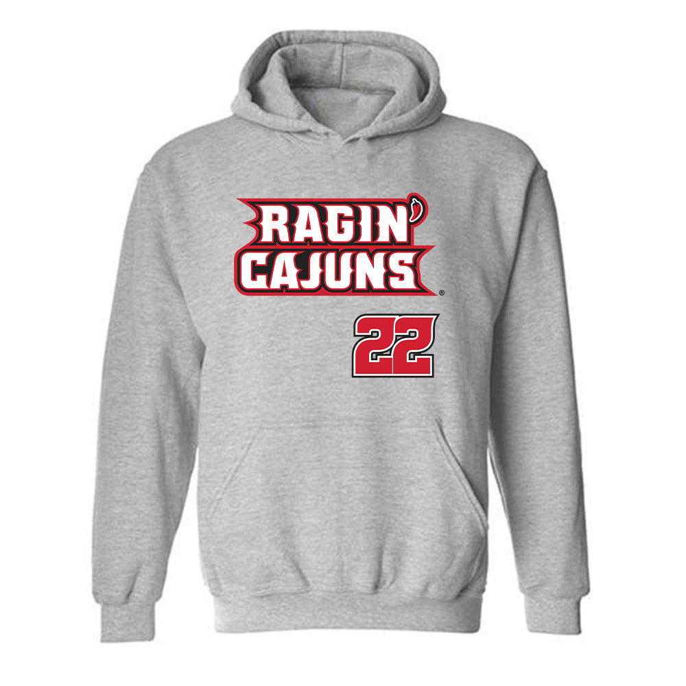 Louisiana - NCAA Softball : Kennedy Stutes - Replica Shersey Hooded Sweatshirt-0
