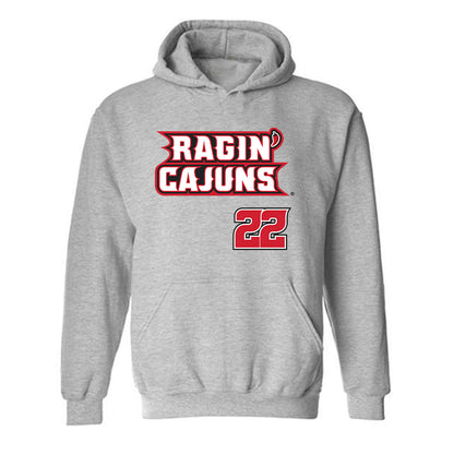 Louisiana - NCAA Softball : Kennedy Stutes - Replica Shersey Hooded Sweatshirt-0