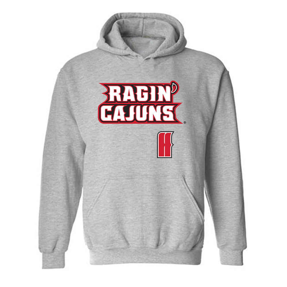 Louisiana - NCAA Softball : Mia Norwood - Replica Shersey Hooded Sweatshirt-0